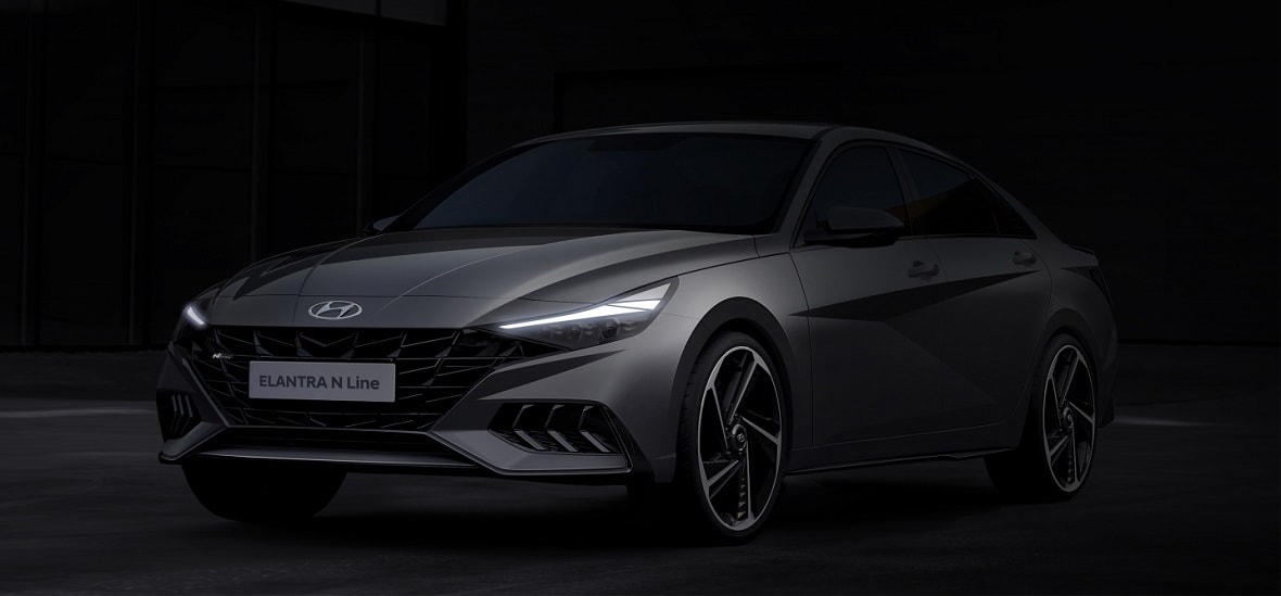 Hyundai Motor представляет новый тизер Hyundai Elantra N Line